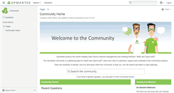 Desktop Screenshot of community.opmantek.com